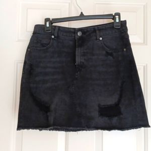 WILD FABLE BLACK JEAN SKIRT, SIZE 6